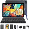TABWEE T80 Android 15 Tablet con Tastiera - 18 GB RAM+ 128GB ROM(2 TB