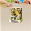 Puzzle in legno 3D artigianale in miniatura per casa delle bambole per il
