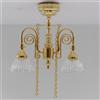 Modello di lampadario in miniatura per casa delle bambole 1:12, mini lampada a