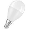 OSRAM Lampade LED OSRAM, forma classica a minipalla, 60 watt di ricambio, E14, forma a P, 6500 Kelvin, luce diurna fredda, opaca, confezione singola