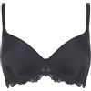 Lormar Reggiseno Mousse Pizzo Lormar, Nero