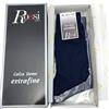 Rossi Calza uomo corta rasata in filo di scozia Rossi 4940, Nero