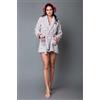 Nottingham Vestaglia Donna Nottingham Coral Fleece, Rosso