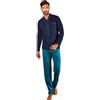 Nottingham Pigiama estivo aperto PG36359 Nottingham, Azzurro