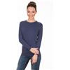 Liabel Maglia Donna in cotone bielastico Liabel, Blu