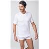 Nottingham Maglia Uomo TC110 Caldo Cotone, Bianco