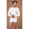Nottingham Maglia Uomo TL18V Nottingham Lana e Cotone, Bianco Lana