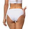 Pompea 2 Slip donna seamless microfibra Pompea, Bianco