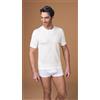 Nottingham Maglia Uomo TM18 Nottingham Lana e Cotone, Bianco Lana