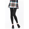 Pompea Leggings Micropile con lurex Pompea, Nero