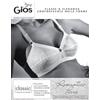 Gios Reggiseno Cris Cot Gios, Bianco