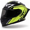 Berik Casco Moto Integrale Berik FF871 Racing Nero Giallo Fluo