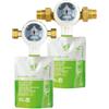 Acqua Brevetti MiniDUE OTTONE Pompa Dosatrice Volumetrica Con Sacca per ACQUASIL 2/15® - Attacchi 3/4" M- Cod. PM111
