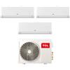 TCL Condizionatore Climatizzatore Trial Split Inverter TCL Modello BreezeIN P5 9000+12000+12000 BTU Con MT2730 R-32 Wi-Fi Integrato 9+12+12