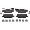 FERODO Kit pastiglie freni Anteriore Con contatto segnalazione usura con accessori FDB5097 Compatibilità con FORD KA RU8, FIAT 500 C 312