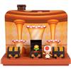 Jakks Pacific Casa dei rospi di Super Mario deluxe per figure di 6,5 cm