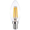 LightMe LED candela a filamento 6,5W = 60W E14 trasparente 810lm bianco caldo 2700K 320°
