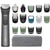 Philips Trimmer All-in-One Serie 7000 MG7961/15 17-in-1, grigio, 0,5 mm, 2 cm, 0,2 mm, sopracciglia, viso, naso, acciaio