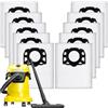 KEEPOW 10 sacchetti per aspirapolvere anpassung Kärcher WD2 Plus/WD3/KWD1 | aspirapolvere anpassung Kärcher KWD2/KWD3/WD3.200KWD3/WD3.200WD3.800 M/SE4001/SE4002