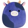 Squishmallows Jazwares - Peluche originale di mucca maculata viola e nera, 20,3 cm