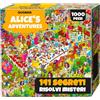 QUOKKA Puzzle 1000 Pezzi per Adulti Alice nel Paese delle Meraviglie — Puzzle Fantasy con Sfide Segrete e Storia Audio Fiabesca per un Relax Profondo - Ideale Amanti delle Sfide
