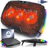 AABCOOLING VELA - Base di raffreddamento per PC portatili da 10 a 17 con 3 Ventole PC LED Rossi, RGB Luci, Regolazione Dell'inclinazione, Leggero ed Rfficiente, Notebook Cooler, Stabile e silenzioso
