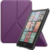 MoKo Custodia per 7 Kindle Paperwhite 12a Gen. 2025/2024, Viola Scuro | per Kindle Colorsoft 2024/2025, Case Piegare con Cover Posteriore Magnetica in PC, Non Adatto a Kobo