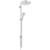 Ideal Standard Ceratwist T25 Colonna doccia, Soffione doccia a risparmio idrico da abbinare a rubinetteria da superficie o a gomito di collegamento a parete - Cromo (260x501x1119 mm)