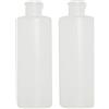 VASANA 2 bottiglie di plastica trasparente da 385,6 g, con tappo a scatto, vuote, da viaggio, comprimibili, per shampoo, bagnoschiuma, salsa, pulizia del viso, crema a bolle da 400 ml