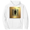 Mademark I'm a Limited Edition Barcode Woman Wall Art Felpa con Cappuccio, Unisex per Adulti, Bianco, M