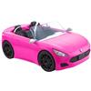 TOYS ONE S.R.L. Barbie Auto Cabriolet Rosa Decappottabile - Veicolo a Due Posti per Bambole Mattel