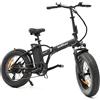 SAL. MAR. S.R.L. Bici Elettrica Fat Bike Spark S3 Nera 20x4" 250W, Freni Idraulici Shimano