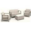 KETER ITALIA S.P.A. SALOTTO SCANDI LOUNGE BEIGE 4 POSTI
