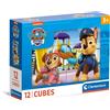 CLEMENTONI S.P.A. Clementoni Paw Patrol Puzzle Cubi 12 Pezzi, 6 Immagini, Gioco Bambini 3+ Anni