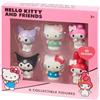 TOYS ONE S.R.L. Hello Kitty Set 6 Personaggi Gomma 3D, Kuromi e My Melody