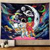 Sanzugh Arazzo divertente con astronauta spaziale alieno per camera da letto di uomini e ragazzi, fantastico universo trippy, pianeta, arazzi da appendere alla parete, decorazione per camera da letto per