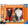Ravensburger Spielverlag Puzzle Ravensburger 100 pezzi Puzzle XXL Gru e Dru
