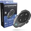 INTERPHONE TOUR HD Singolo Interfono moto di gruppo per 4 motociclisti fino a 1.5km di