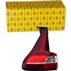 HELLA 2SD 012 313-111 Luce posteriore, Ibrida, Sezione esterna, ECE, per veicolo circolazione Dx/per veicolo circolazione Sx, Sx