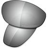 Saucer - Lenti di ricambio per occhiali da sole Oakley Monster Dog, (High Definition - Chrome Metal Polarized), Taglia unica