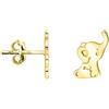 SOFIA MILANI - Orecchini da Donna in Argento 925 - Placcati in Oro - Orecchino a Perno ad Elefante - E2265