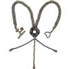 costumebase thecostumebase 007 Collana algerina Loveknot Vesper Lynd Casino Royale Accessori nodo d'amore, metallico, taglia unica, Misura unica, Acciaio inossidabile