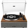 Qlearsoul Giradischi ONE S Tutto in Uno con Altoparlanti Integrati DSP Giradischi Vintage