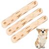 MXYZQDE 3 pezzi di legno di caffè per cani, per la pulizia dei denti, per cani di piccola e media taglia, giocattolo da masticare e giocare, ideale per cuccioli e adulti (lunghezza 14 cm, diametro 1,8 - 2 cm)