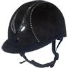 HKM Unisex Illusion Diamond Casco da equitazione Nero L = 58-60 cm