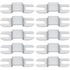 SG Store 10 Pezzi KSD9700 Supporto Per Interruttore Di Temperatura Compatibile Con Interruttore Di Protezione Termica 250V 5A Per Dimensioni Della Testa Circa 20x8x3mm
