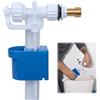 PGonline Galleggiante cassetta WC, Valvola di Riempimento Universale per WC di Risciacquo G3/8 e G1/2 in Ottone, Valvola Galleggiante, Valvola Scarico WC per Cassetta WC