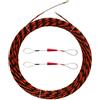 IRSCorp 5mm 100ft 30 M Fish Tape Cable Puller Kit aste per cavi PET Estrattore di cavi elettrici attraverso il dispositivo di guida del filo della parete Threader Fish Cable Fastener
