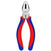 INGDAUM® Pinze in acciaio al carbonio forgiato - Impugnature bicolore Blu-Rosso - Superficie lucidata - Set o singole: Pinza acqua, combinata, a becchi lungh, Tronchese (Pinze universali)