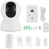 Swokely Telecamera di sicurezza da 3 MP, 2,4 G, WiFi, con visione notturna, audio a 2 vie, telecomando, rilevamento del movimento, monitor di sicurezza domestica, sistema di allarme intelligente